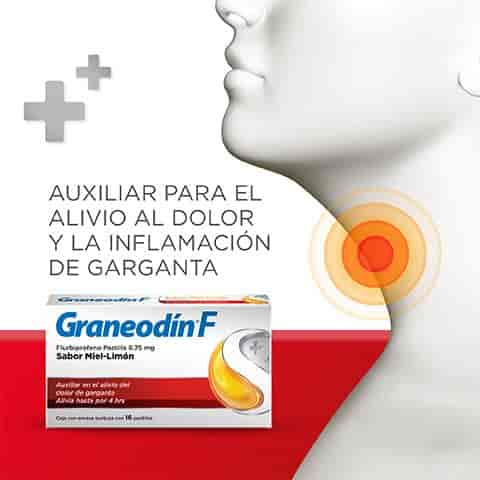 Graneodín® F Miel-Limón 16 pastillas