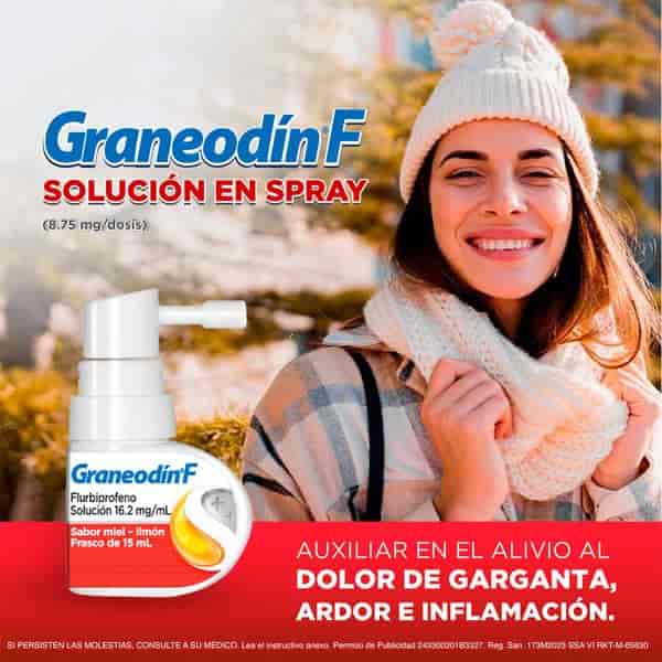Graneodín® F, Solución en Spray 15 ml.